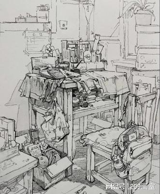 美術(shù)校考備戰(zhàn) 速寫場景中的室外設(shè)施工程施工素材解析